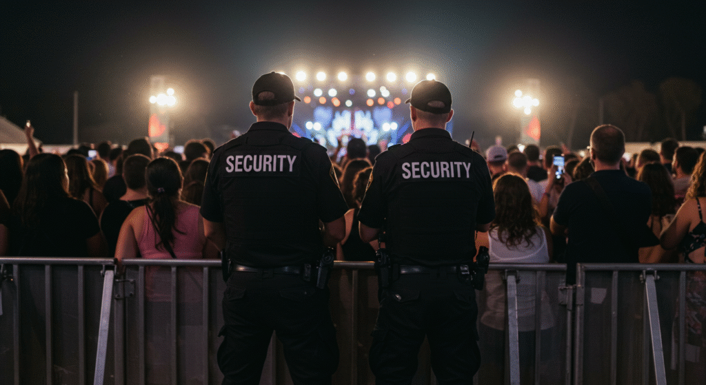 Do Event Security Guards Handle Crowd Control Differently?